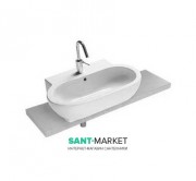 Раковина для ванной накладная Hatria You & Me 70.3х44.5 санфарфор белый YXEN01