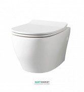 Унитаз подвесной ArtCeram Ten 4.0 36х52 см санфарфор белый глянцевый TEV005 01;00