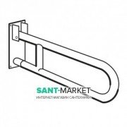 Опорний поручень для ванної Hatria Autonomy 60 см поворотний білий Y0DA