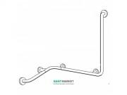 Опорний поручень кутовий Hatria Autonomy з правого вертикальної штангою білий Y0CV