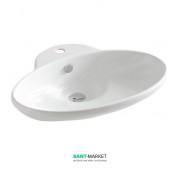 Раковина для ванной ArtCeram Fuori 63х47 см санфарфор белый глянцевый TFL004 01;00