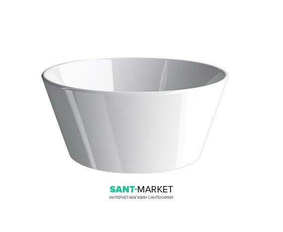 Раковина для ванной ArtCeram Wire Ø 43 см санфарфор белый глянцевый WIL001 01;00