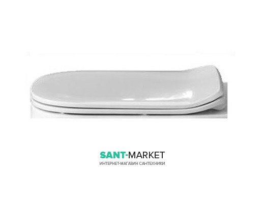 Сидіння з кришкою для унітазу Hatria Abito дюропласт білий YXXF01