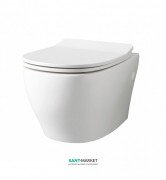 Унитаз подвесной ArtCeram Ten 4.0 36х52 см санфарфор белый глянцевый TEV005 01;00