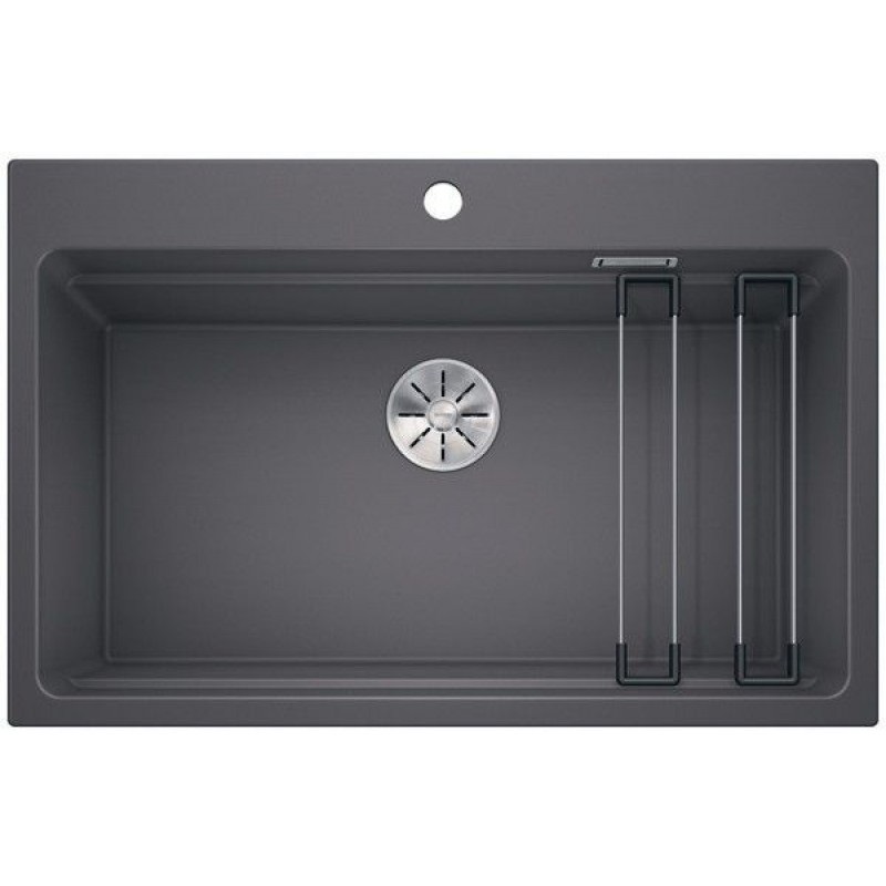 Мойка для кухни Blanco Etagon 8 врезная SILGRANIT PuraDur® темная скала 525188
