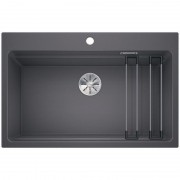 Мийка для кухні Blanco Etagon 8 врізна SILGRANIT PuraDur® темна скеля 525188