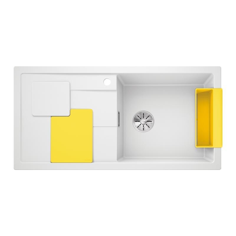 Мойка для кухни Blanco Sity XL 6 S SILGRANIT PuraDur® белый/лимон 525055