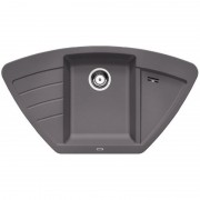 Мойка для кухни Blanco Zia 9 E врезная SILGRANIT PuraDur® темная скала 518950