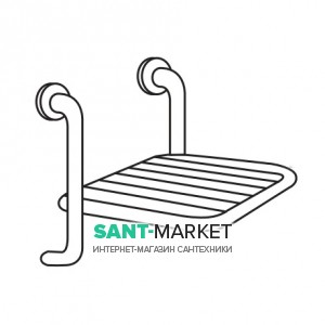 Сиденье складное для душа Hatria Autonomy металл Y0DY