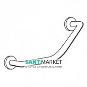 Угловой поручень-держатель 45° Hatria Autonomy 50 см белый Y0CQ