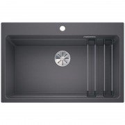 Мийка для кухні Blanco Etagon 8 врізна SILGRANIT PuraDur® темна скеля 525188