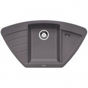 Мойка для кухни Blanco Zia 9 E врезная SILGRANIT PuraDur® темная скала 518950