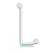 Опорний поручень з прямим кутом зліва Hatria Autonomy 67х35 см білий Y0CS