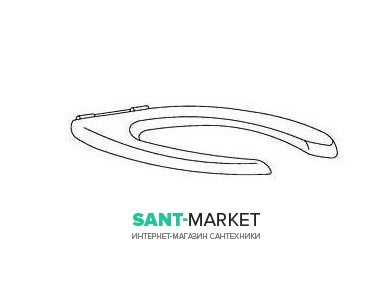 Жорстке сидіння для унітазу Hatria Autonomy дерево / поліестер YXZ101