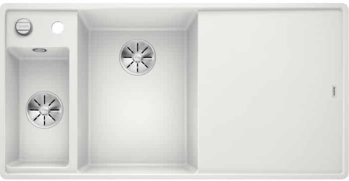 Мойка для кухни Blanco Axia III 6 S-F врезная SILGRANIT PuraDur® белый 524672