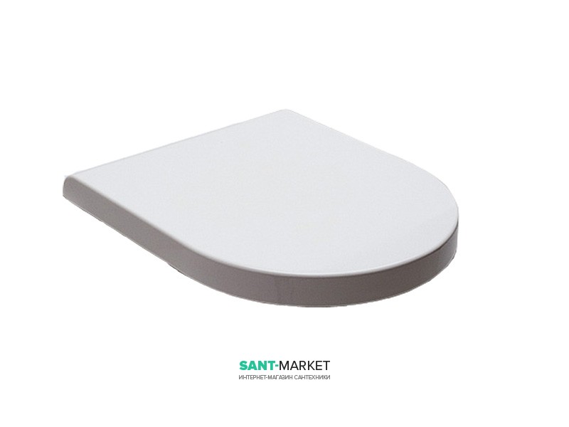 Сидіння з кришкою для унітазу Hatria Daytime з функцією soft close дюропласт білий Y1XA01