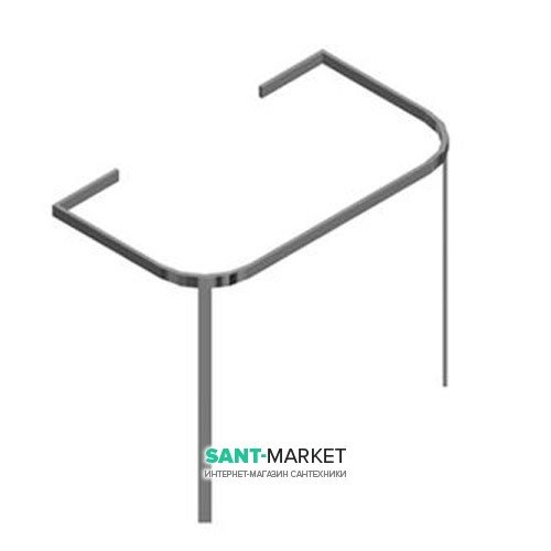 Консоль під раковину Hatria Daytime 86 см хром Y0PB