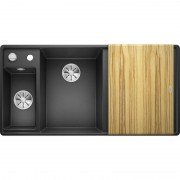 Мийка для кухні Blanco Axia III 6 S-F врізна SILGRANIT PuraDur® темна скеля 524664