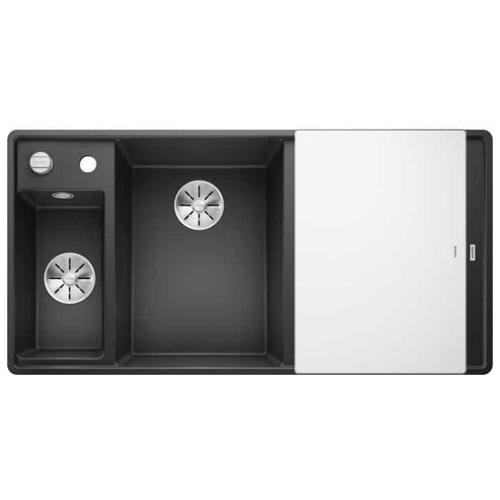 Мийка для кухні Blanco Axia III 6 S-F врізна SILGRANIT PuraDur® темна скеля 524670