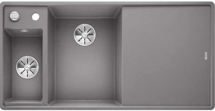 Мойка для кухни Blanco Axia III 6 S-F врезная SILGRANIT PuraDur® алюметаллик 524671