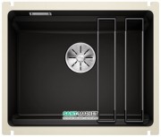 Мойка для кухни Blanco Etagon 500-U керамика PuraPlus™ чёрный 525155