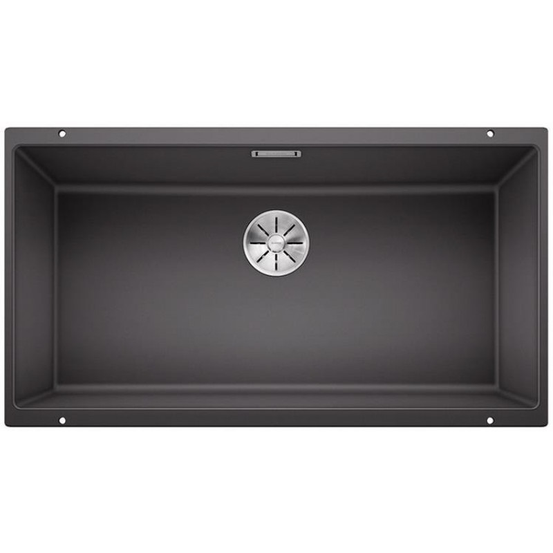 Мойка для кухни Blanco Subline 800-U SILGRANIT PuraDur® темная скала 523142