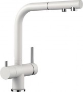 Смеситель для кухни Blanco Fontas-S II однорычажный под фильтр белый 525204