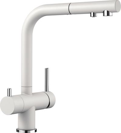 Смеситель для кухни Blanco Fontas-S II однорычажный под фильтр белый 525204