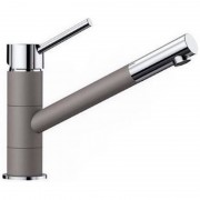 Смеситель для кухни Blanco Kano однорычажный серый беж/хром 525032