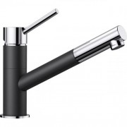 Смеситель для кухни Blanco Kano-S однорычажный антрацит/хром 525038