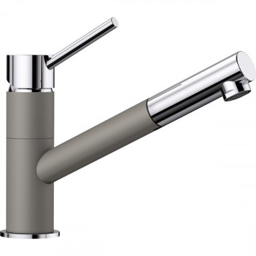 Смеситель для кухни Blanco Kano-S однорычажный серый беж/хром 525042