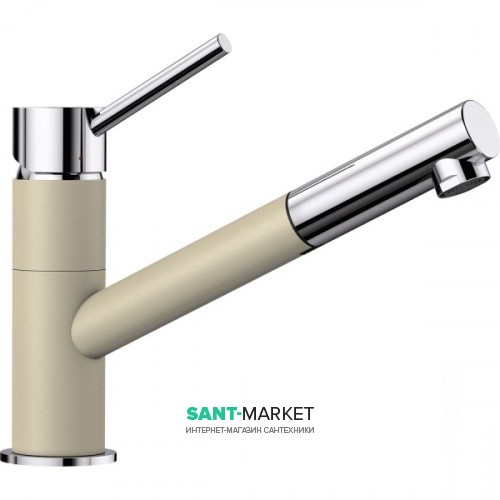 Смеситель для кухни Blanco Kano-S однорычажный шампань/хром 525046