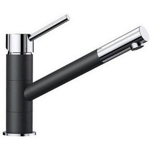 Смеситель для кухни Blanco Kano однорычажный антрацит/хром 525028