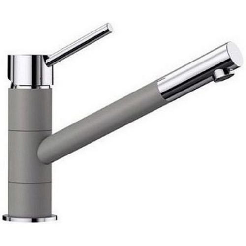Смеситель для кухни Blanco Kano однорычажный алюметаллик/хром 525029
