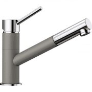 Смеситель для кухни Blanco Kano-S однорычажный серый беж/хром 525042