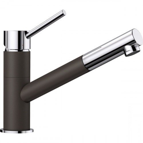 Смеситель для кухни Blanco Kano-S однорычажный кофе/хром 525043