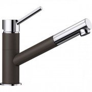 Смеситель для кухни Blanco Kano-S однорычажный кофе/хром 525043