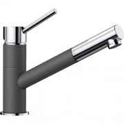 Смеситель для кухни Blanco Kano-S однорычажный темная скала/хром 525044