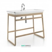 Консоль під раковину ArtCeram Naked System SLITTA на 97 см дуб вибілений ACM015