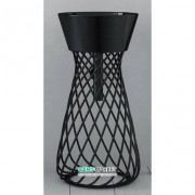 Консоль под раковину ArtCeram Wire на 43 см чёрный глянцевый ACA045 03