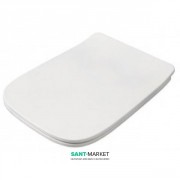 Сиденье с крышкой для унитаза ArtCeram A16 Mini дюропласт белый/хром ASA002 01;71