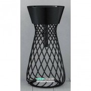 Консоль під раковину ArtCeram Wire на 43 см чорний глянсовий ACA045 03