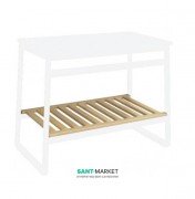 Полка для консоли ArtCeram Naked System SLITTA дуб ACM020