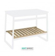 Полка для консоли ArtCeram Naked System SLITTA дуб выбеленный ACM021