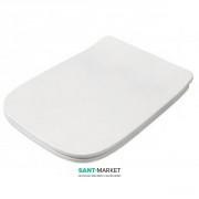 Сиденье с крышкой для унитаза ArtCeram A16 Mini дюропласт белый/хром ASA002 01;71