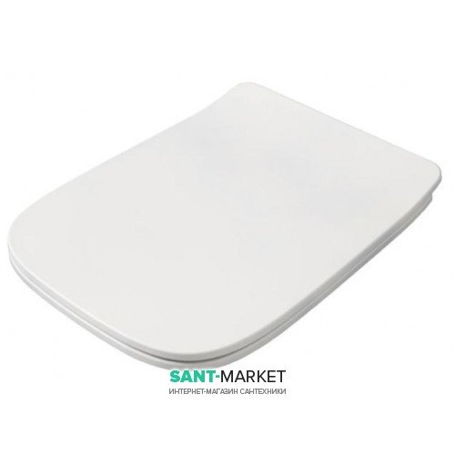 Сидіння з кришкою для унітазу ArtCeram A16 білий / хром ASA001 01; 71