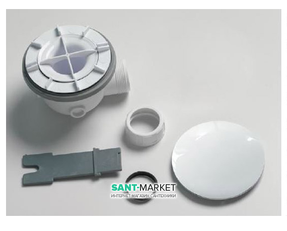 Сифон для душевого поддона ArtCeram Texture керамика белый ACA049 01;00