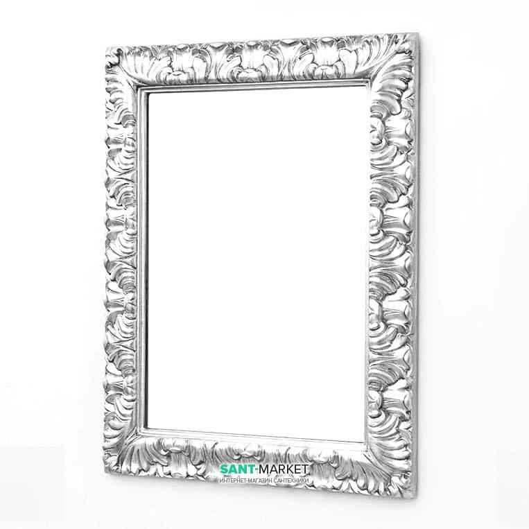 Зеркало в ванную комнату ArtCeram Italiana 70х90 см серебро ACS002 51