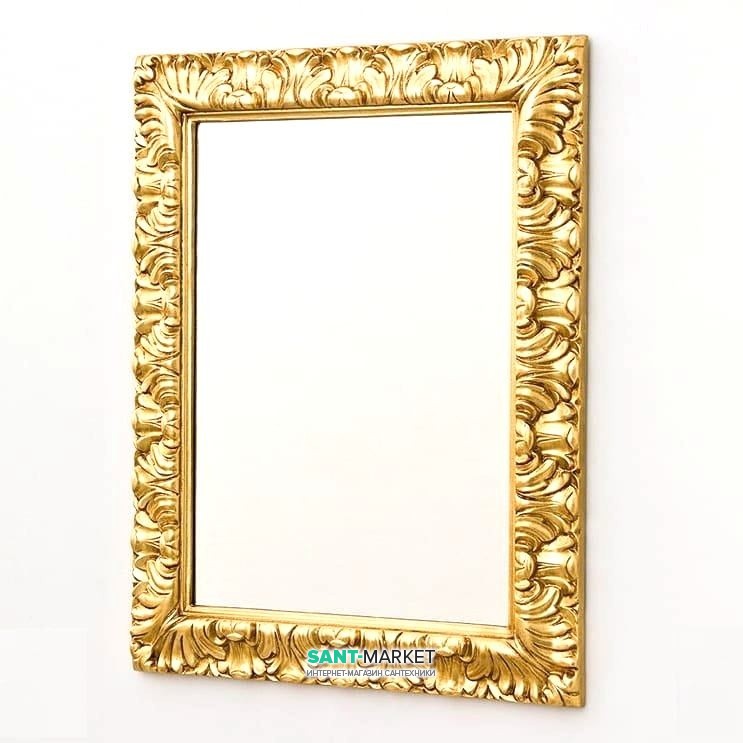 Зеркало в ванную комнату ArtCeram Italiana 70х90 см золото ACS002 73