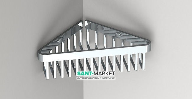 Поличка для душової кабіни Sonia Contract-Hospitality кутова хром 177219